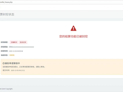 全网首发彩虹易支付商户风控插件源码