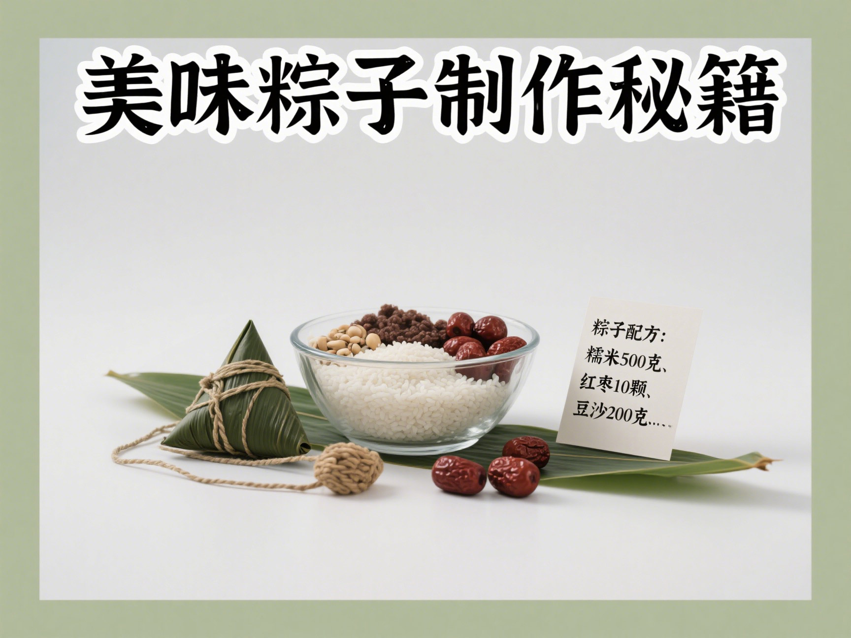 某宝的粽子配方技术