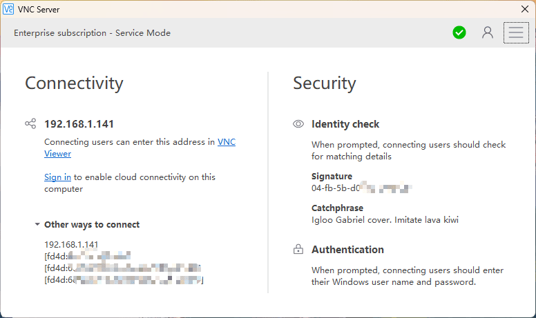 VNC Server和VNC Viewer 局域网内手机控制电脑 电脑投屏串流