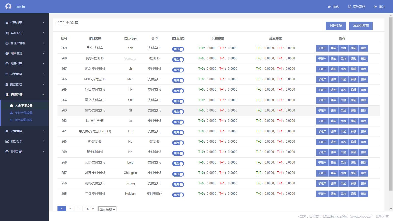 完美运营全开源支付代收代付聚合支付系统源码官方对接/可对接其他三方/支付源码可二开
